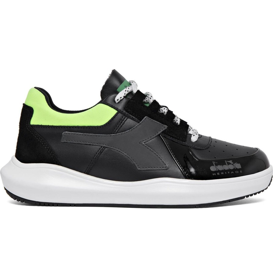 For Men DIADORA Sneakers | Diadora Mi Basket H Low Mds Fluo