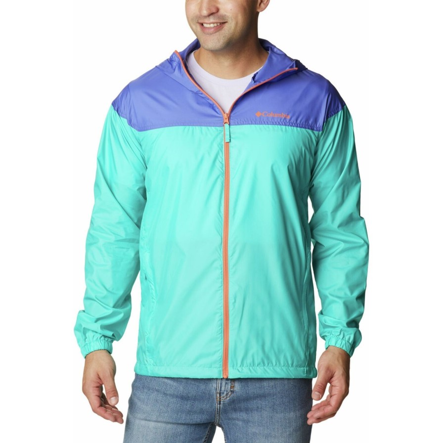 For Men Columbia Jackets | Columbia Flash Challenger Novelty Windbreaker Men'S