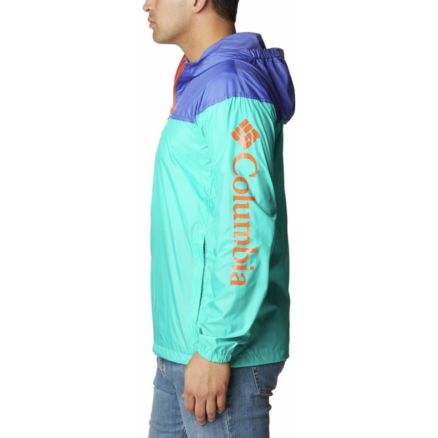 For Men Columbia Jackets | Columbia Flash Challenger Novelty Windbreaker Men'S