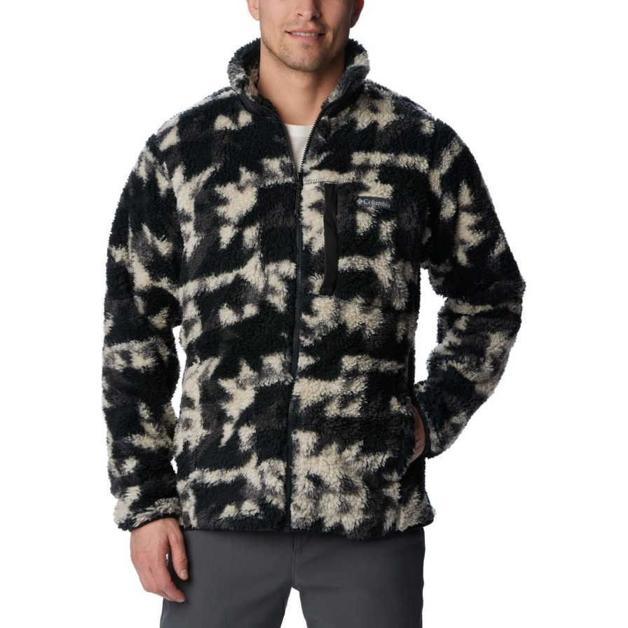 For Men Columbia Jumper | Columbia Winter Pass Print Fleece Full Zip